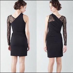 Helmut Lang Lace Little Black Dress